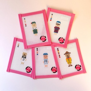 Brewers Racing Sausages Mini Hand Painted Needlepoint Canvases