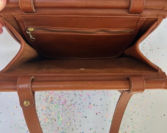 Vintage Coach Brown British Tan Weston Shopper Purse Circa 1997