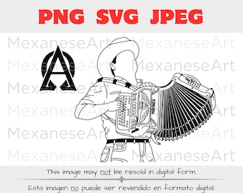 Alfredo Olivas, PNG, JPEG, SVG, Banda, Mexican, Cricut, Printable, Graphics Download, Logo, sublimation, Sticker