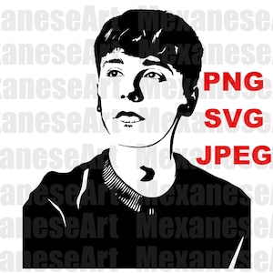 Ivan Cornejo, PNG, JPEG, SVG, Banda, Urbano, Mexican, Music, Cricut, Printable, Graphic Downloads, Logo, sublimation