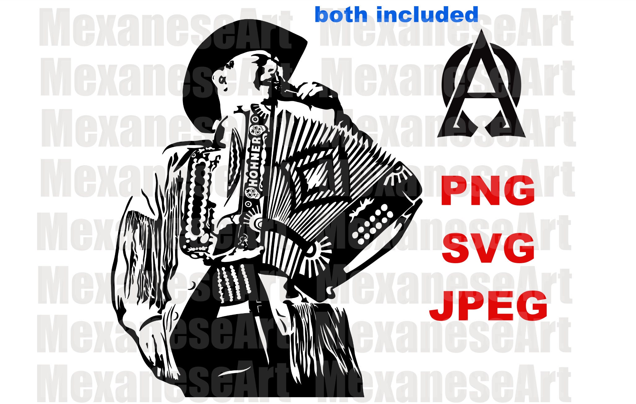 Alfredo Olivas PNG JPEG SVG Banda Mexican Cricut - Etsy