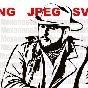 El Fantasma, PNG, JPEG, SVG, Banda, Meksykański, Cricut, Do druku, Pobieranie grafiki, Logo, sublimacja