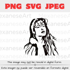 Selena Quintanilla, PNG, SVG, JPEG, Mexican, Como La Flor, Tejano, Cricut, Printable, Graphics Download, Logo, sublimation, tshirt