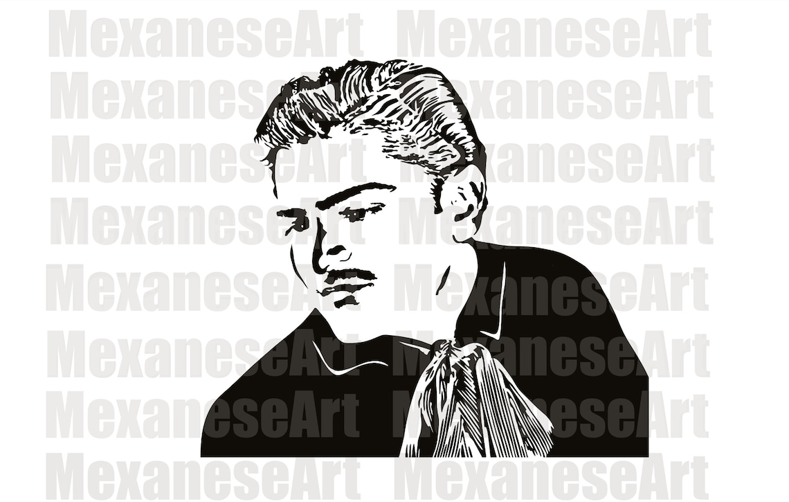 Jose Alfredo Jimenez PNG SVG JPEG Mexicano Music Etsy