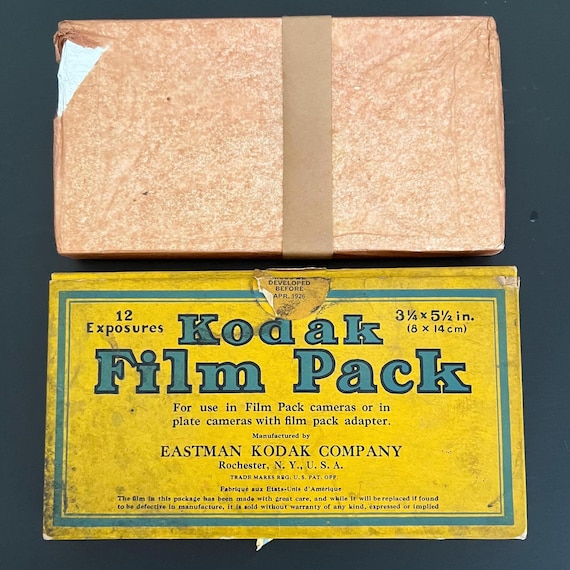 FULL Kodak Film Pack to Be Developed Before April 1926 12