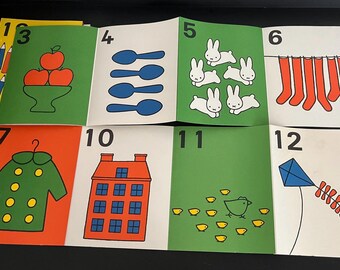 1972 Dick Bruna's 1 2 3 and Lower Case Alphabet Frieze
