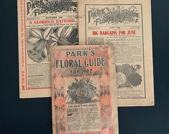 1907-1910 Park's Floral Guide & Magazine, Lancaster County PA