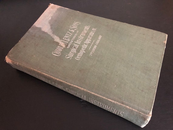1911 Charles Lentz & Sons 7th Edition Catalogue Surgical