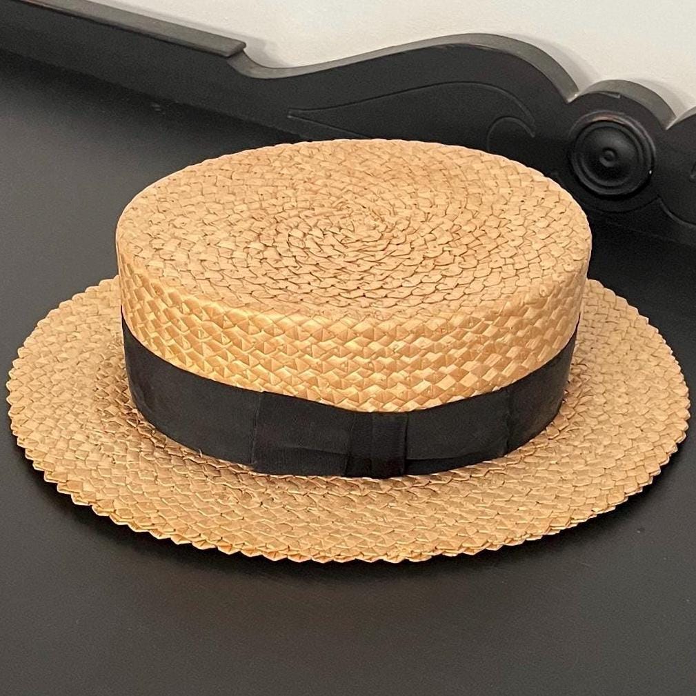 vintage STETSON boater hat ステットソン　ボーター Vintage Stetson Boater - Etsy