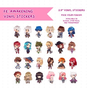 FE: Awakening Vinyl Stickers