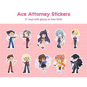 Ace Attorney Stickers