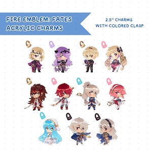 Fire Emblem: Fates Acrylic Charms