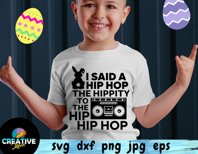 I Said a Hip Hop the Hippity to the Hip Hip Hop SVG Hip Hop Etsy