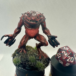 Red Slaad Miniature Hand Painted