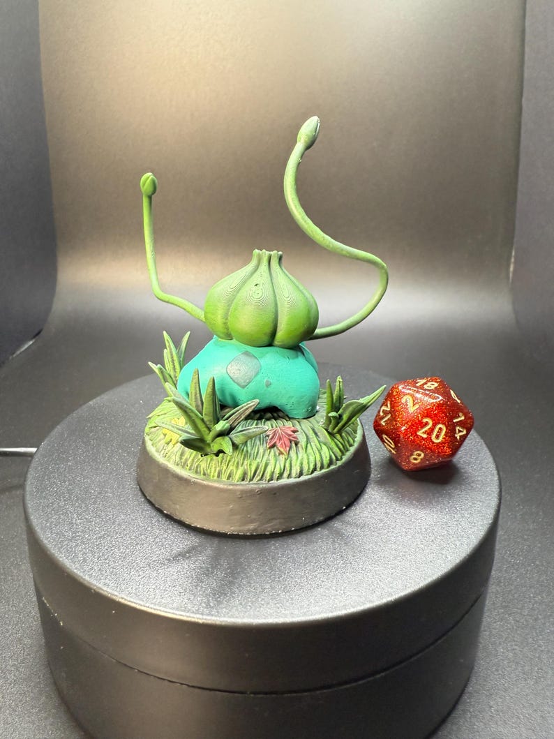 Bulbasaur Hand Painted Miniature - Etsy