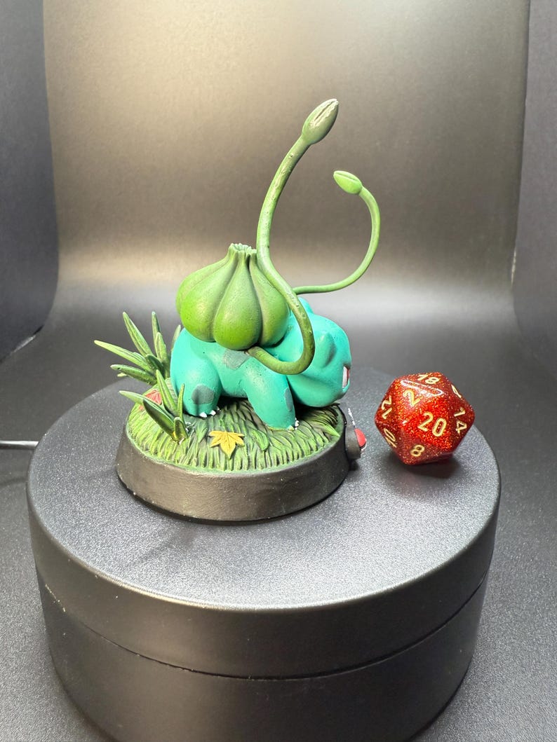 Bulbasaur Hand Painted Miniature - Etsy
