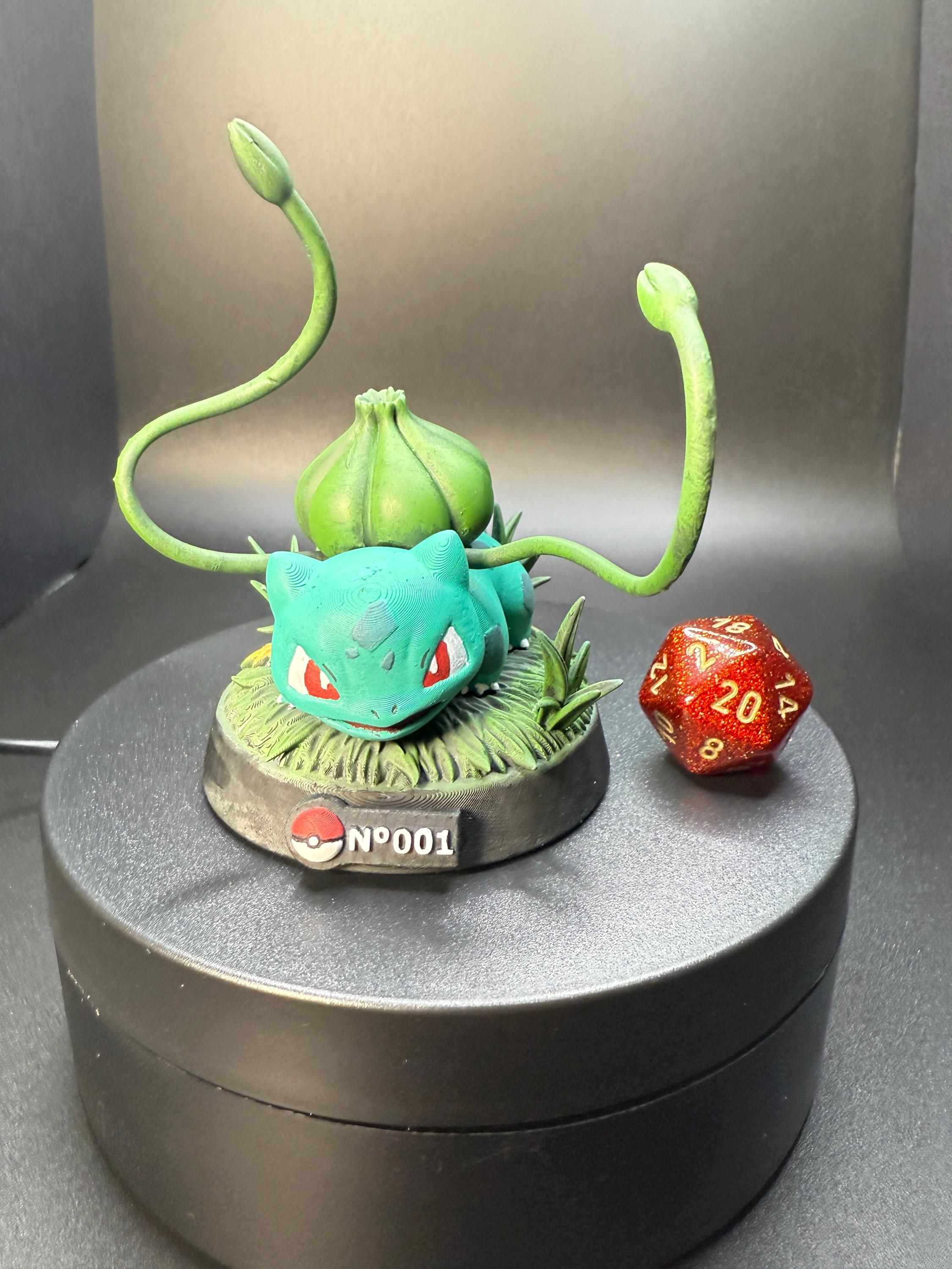 Bulbasaur Hand Painted Miniature - Etsy