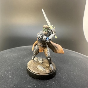 Half-Orc Male Fighter Ranger - Garram- Hand Painted