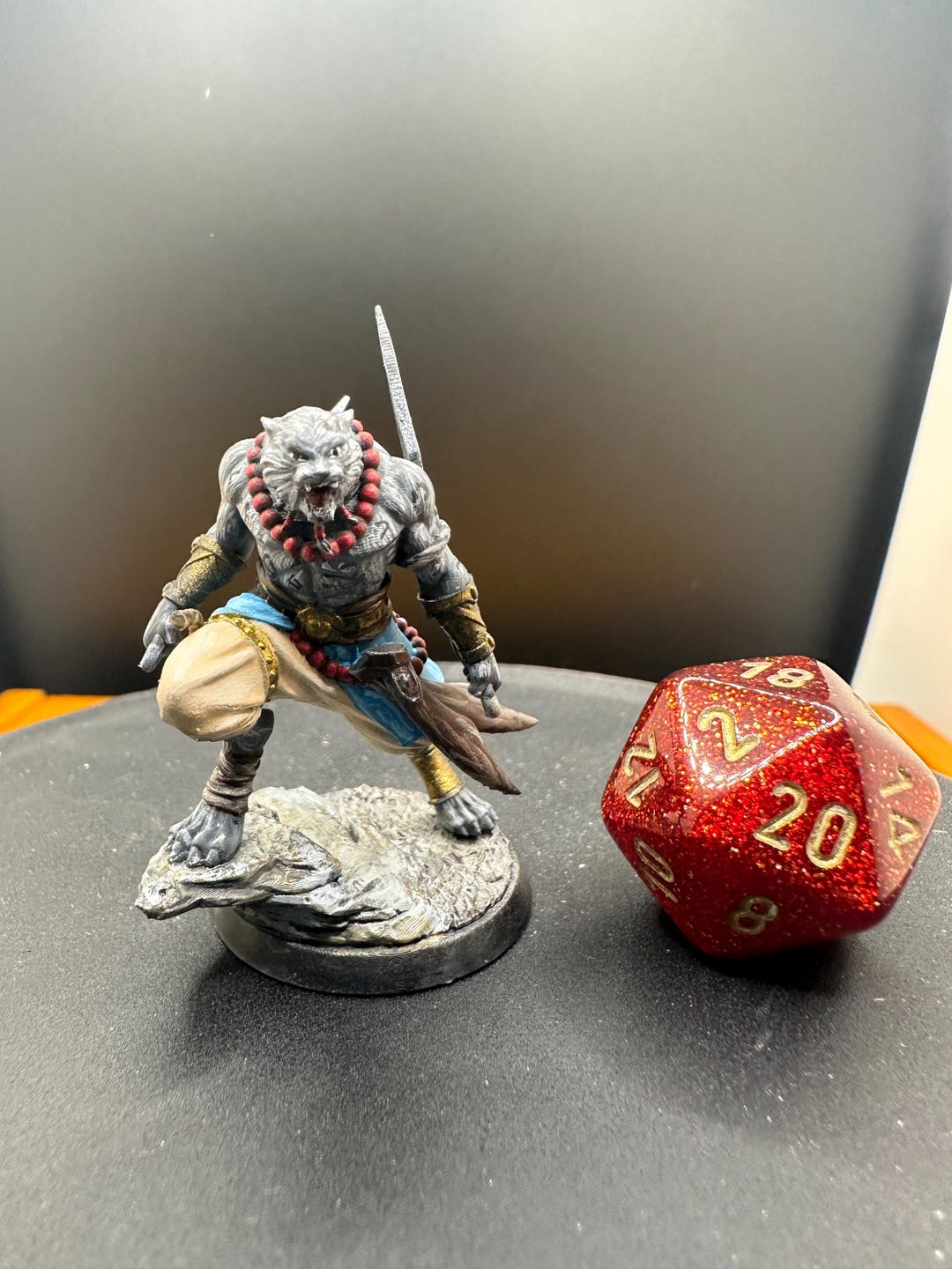 Weretiger Hand Painted Miniature - Etsy