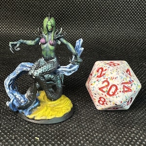 Abyssal Mermaid Miniature Hand Painted