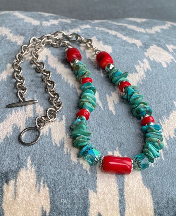 Rayne Necklace Turquoise main image 1