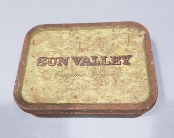 players sun valley tobacco tin Vintage Player's Sun Valley Virginia 2oz Tobacco Tin