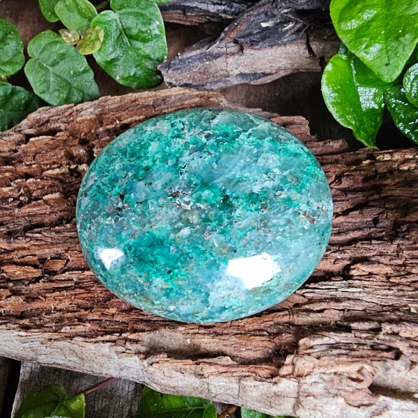 Chrysocolla Palm Stone