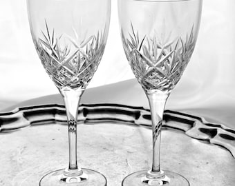 ロイヤルドルトン トールクリスタルワイングラス 200ml 高さ20cm