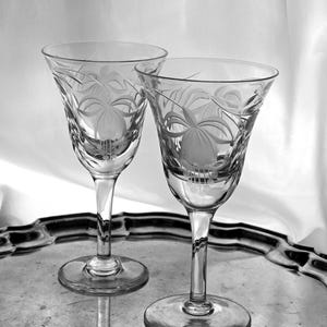 Royal Brierley Crystal Goblet: 