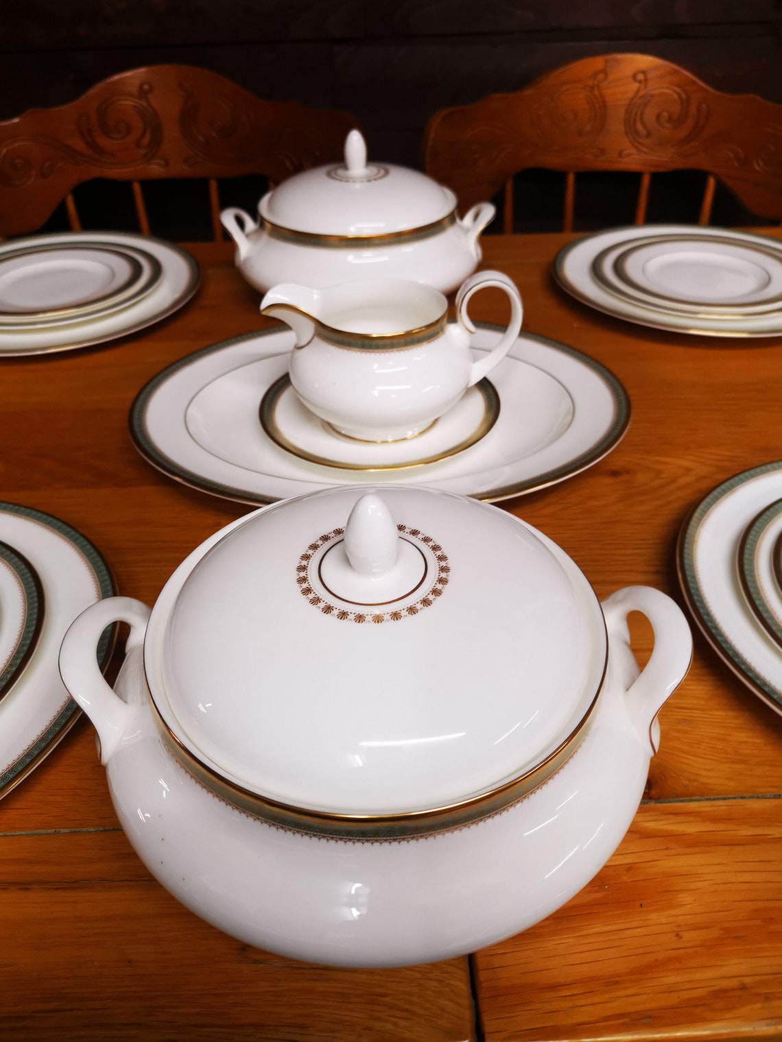 Royal Doulton Clarendon Dinner Service for 6, Tableware ,dining,luxury