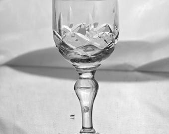 Set di 6 bicchieri da liquore/cordiali Stuart Crystal modello REGENT, collezione vintage 1955/1981.