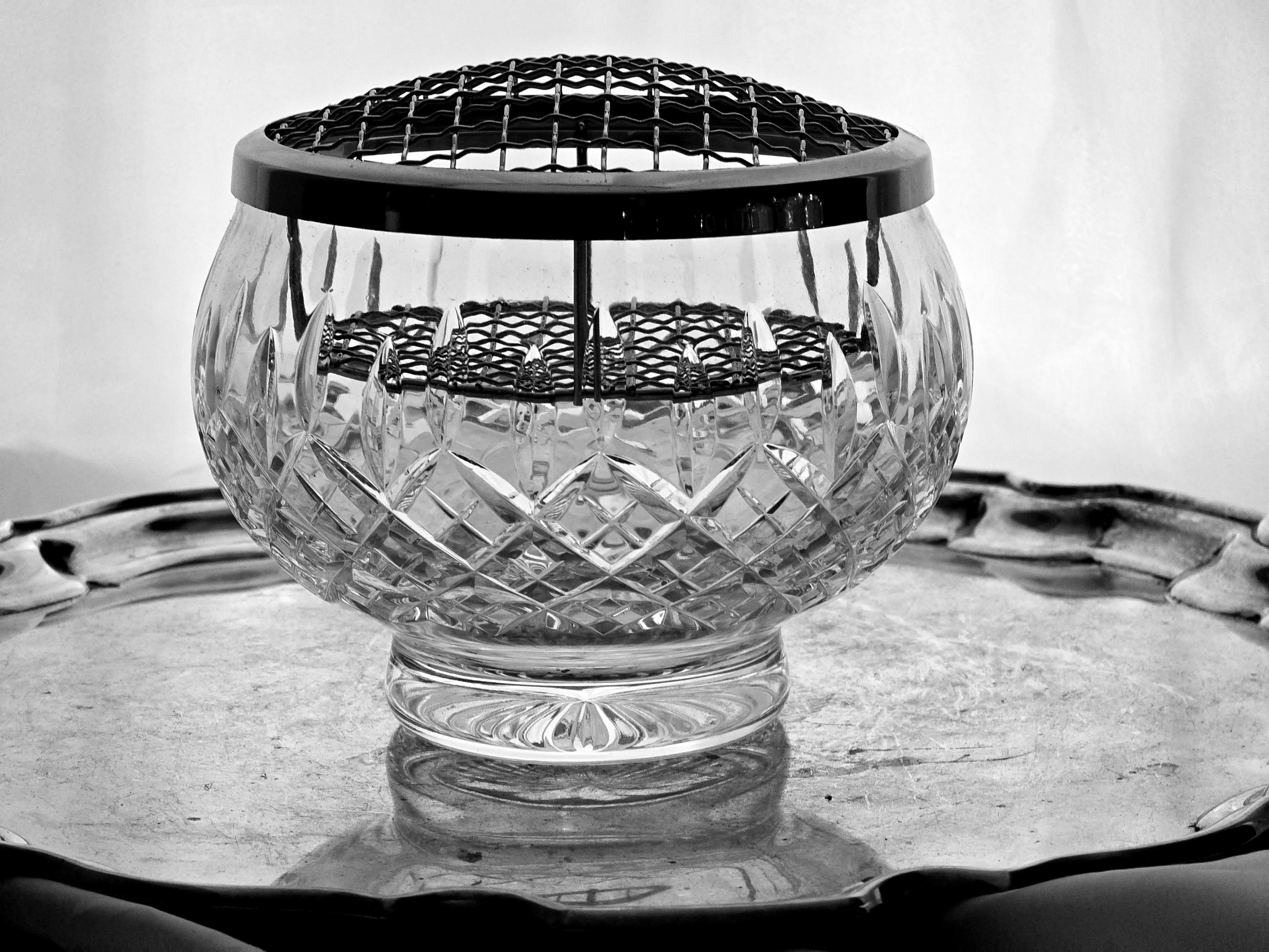 Stuart Crystal Rose Bowl - Etsy Hong Kong