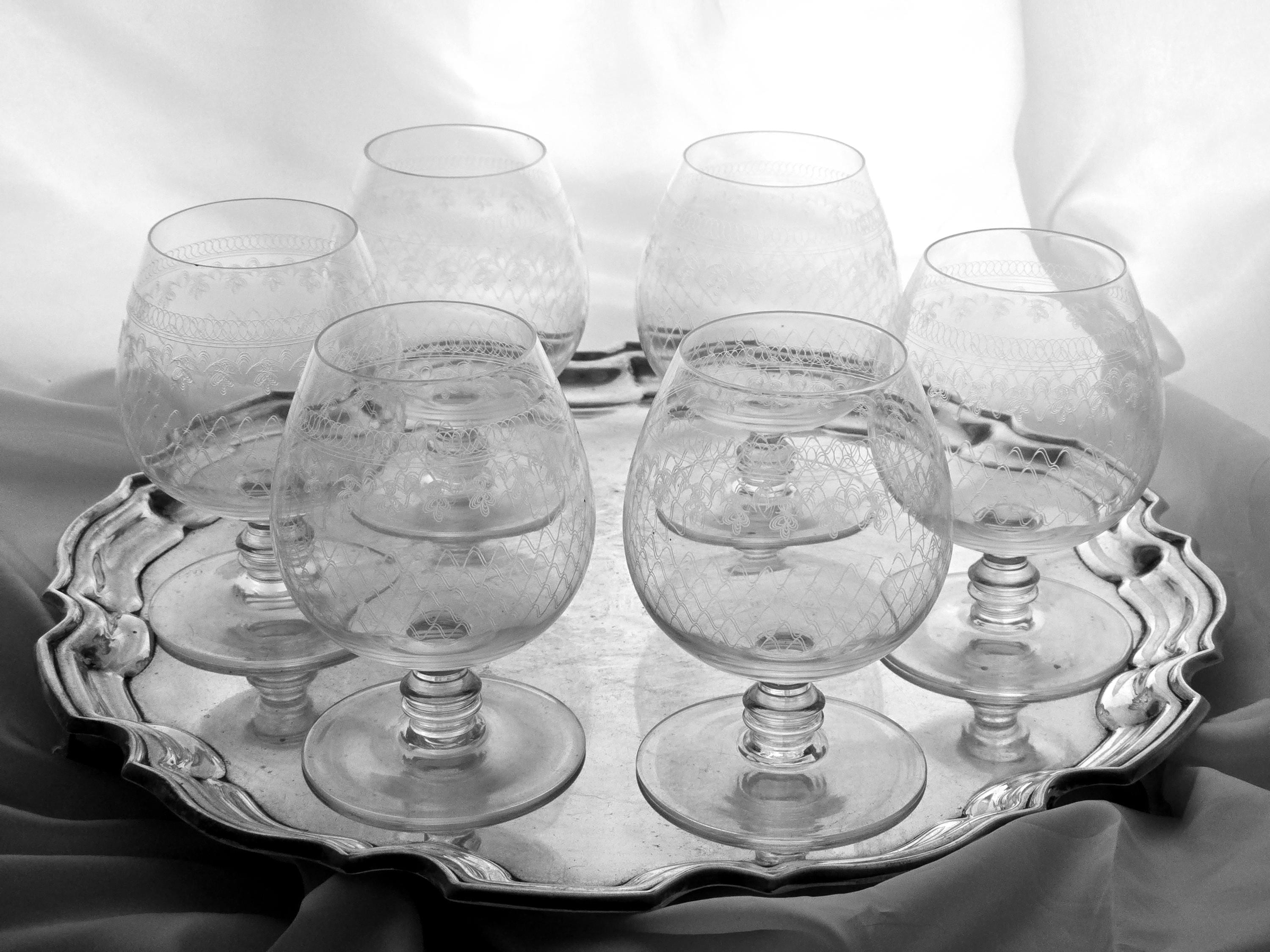 Copas de brandy antiguas - Etsy México, image size:3000x2250