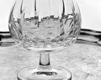 Blackrock Waterford Crystal Brandy Glass, Rare Pattern gc1155