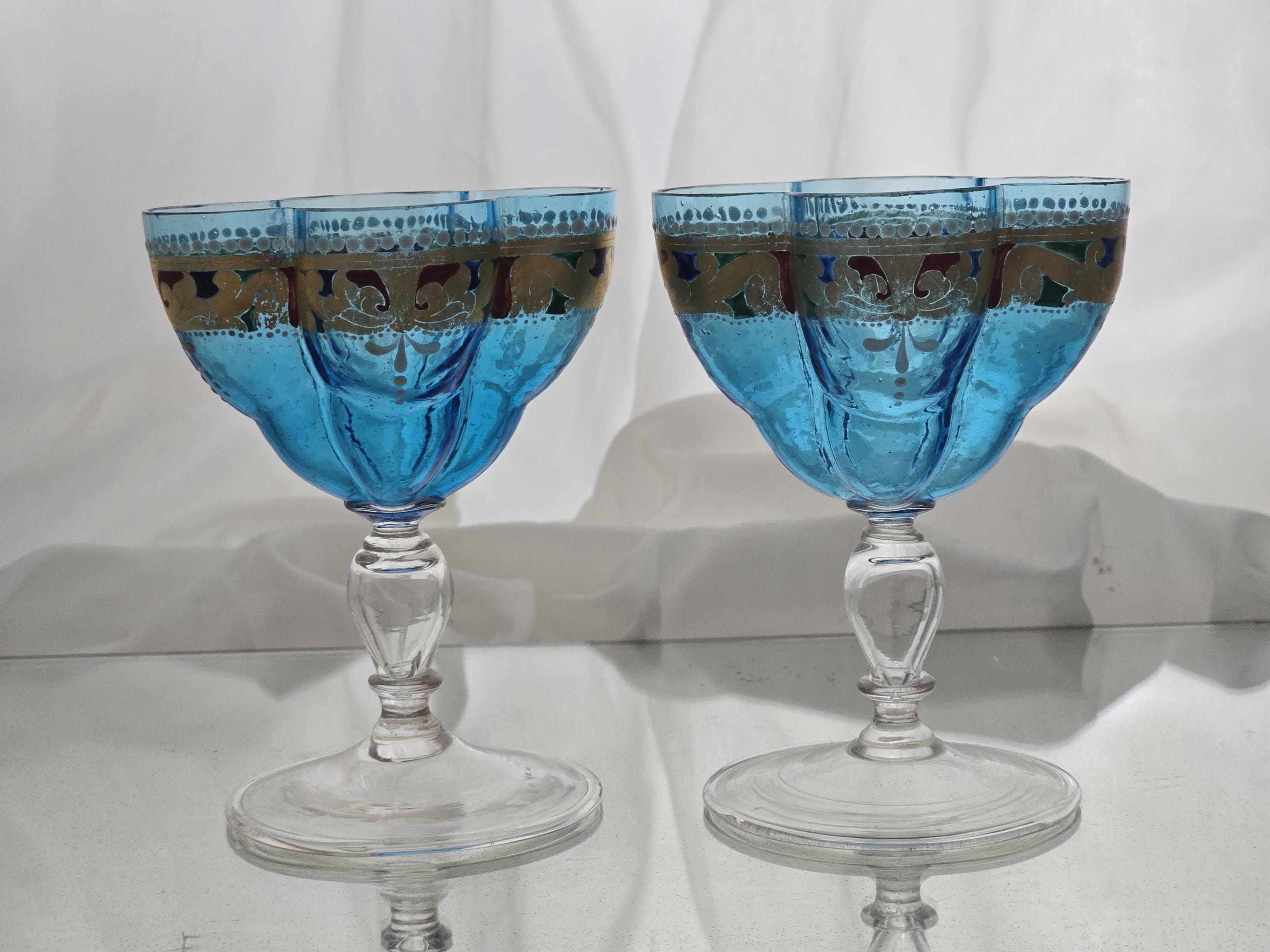 Salviati Goblets Murano - Etsy