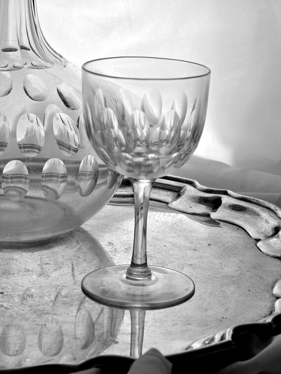 Antique Victorian Pair Wine Glasses Collectable (GC1602 ) - Etsy