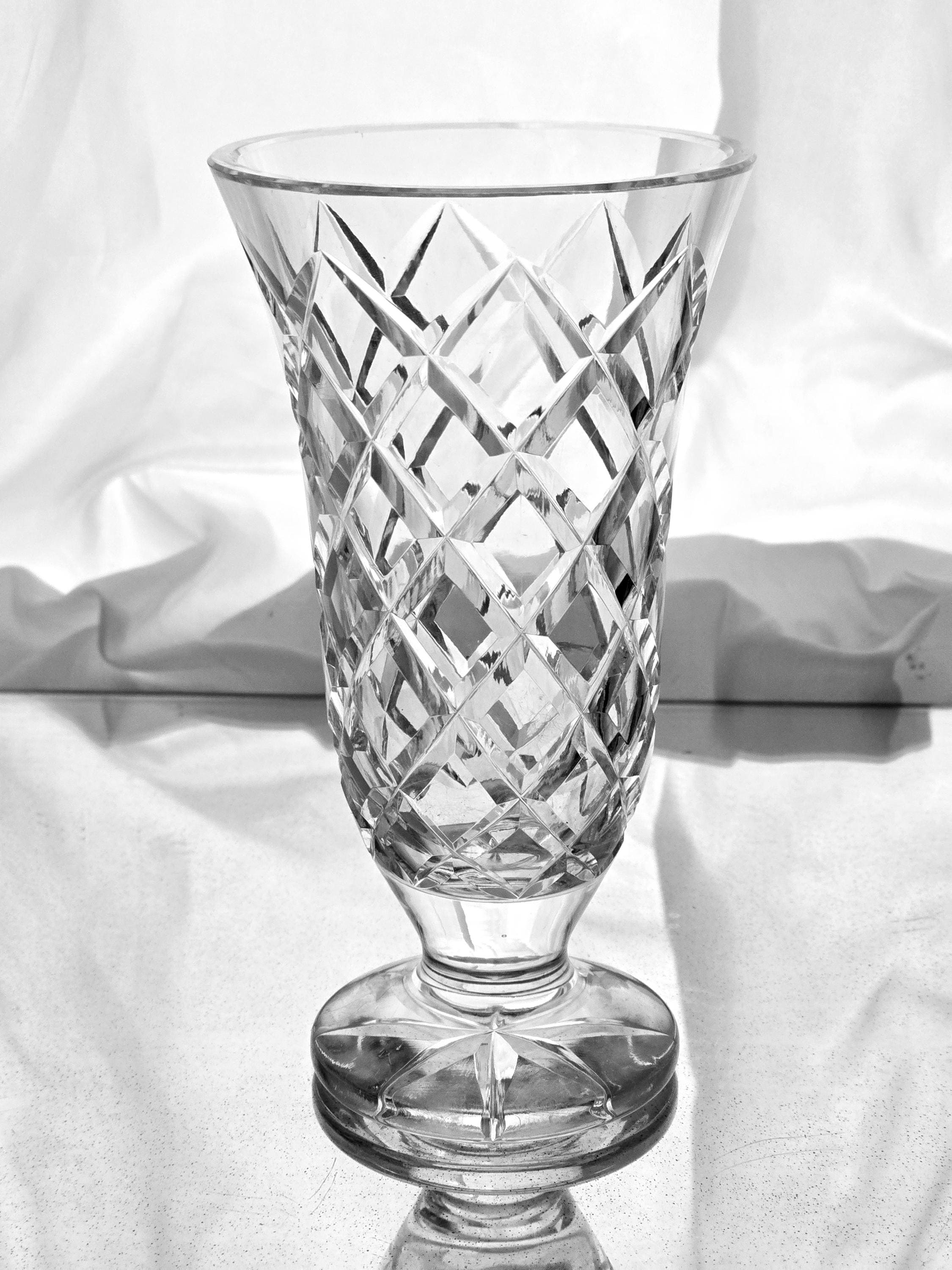 Large waterford crystal vase - Etsy 日本