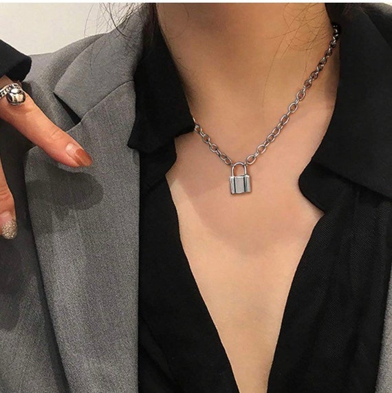 Padlock 2024 necklace punk