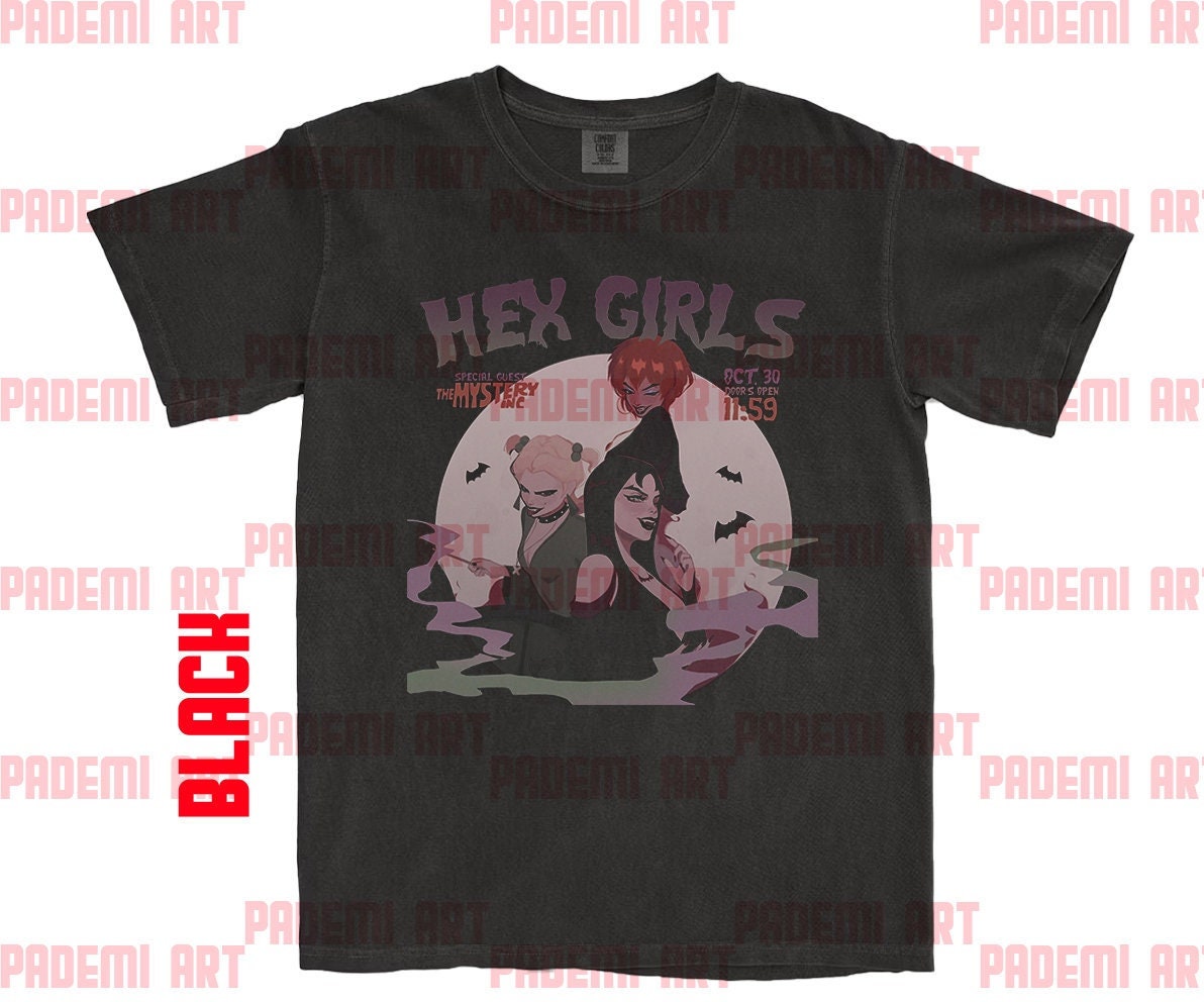 Discover The Hex Girls, Halloween Retro 90er Jahre T-Shirt