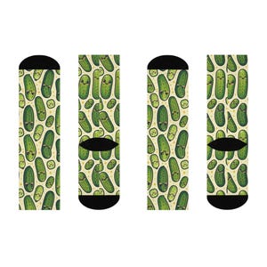 6 Paar Lustige Gurkensocken – Mit Geschenkbox & Sprüchen Wie „Just Dill With It“ – Für Frauen & Männer