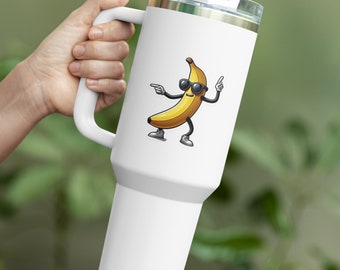 Dancing Banana Vibes Sticker - Peel the Fun!