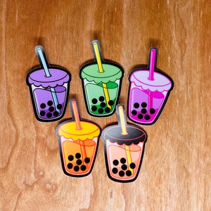Boba party sticker pack