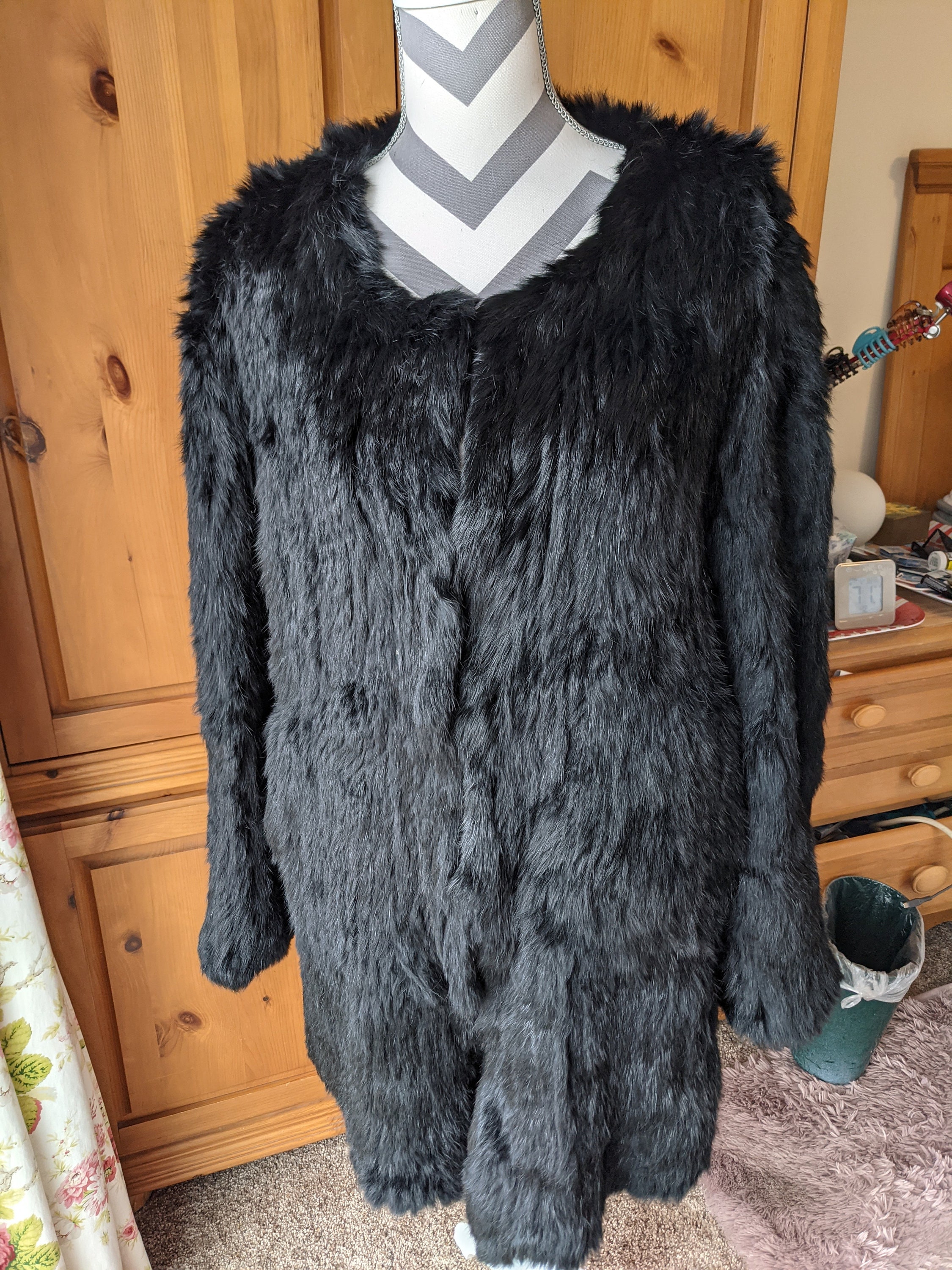 Rabbit Fur Sweater - Etsy Rabbit Fur Sweater - Etsy