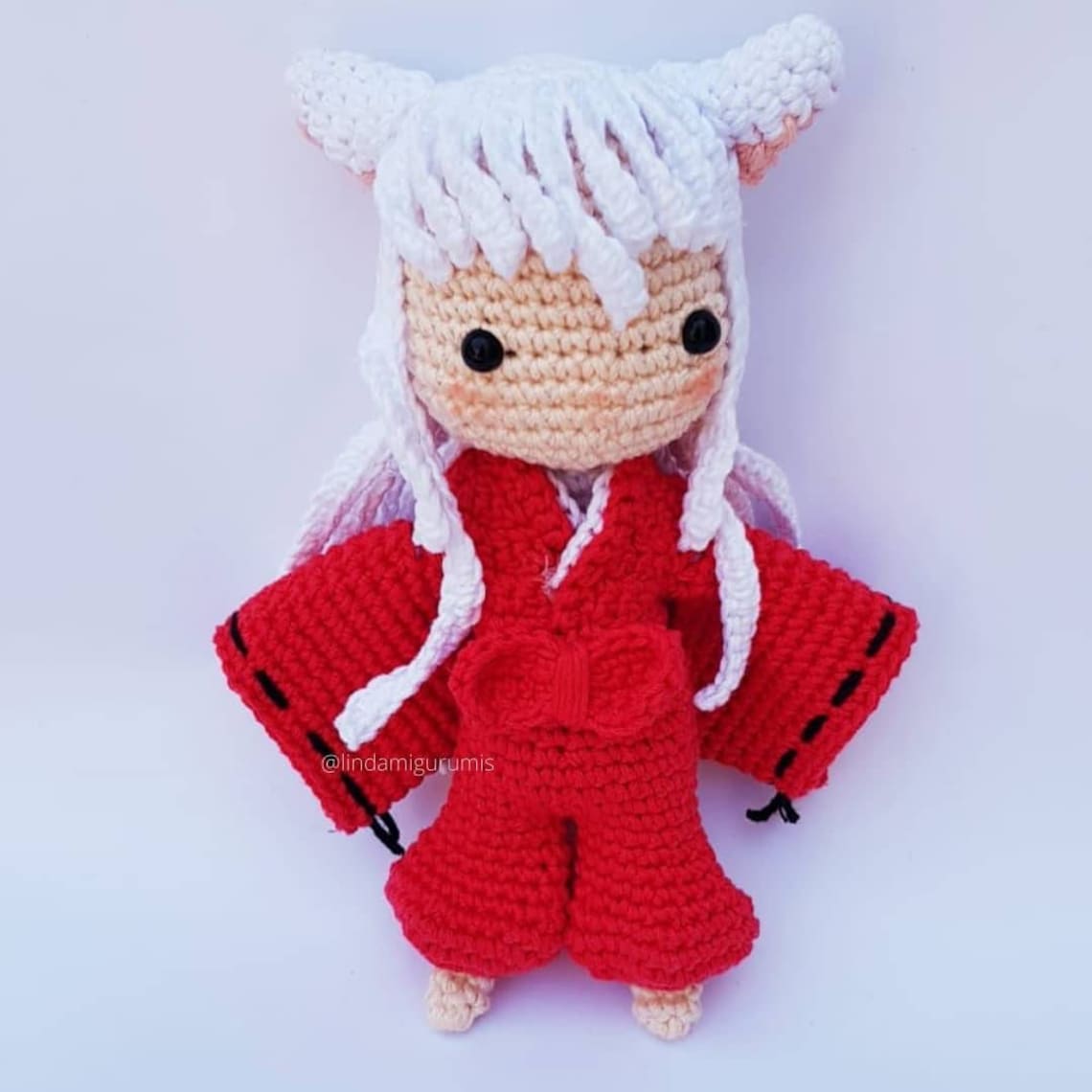 Inuyasha Crochet anime doll amigurumi Anime Etsy