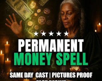 Fast MONEY SPELL to Attract Wealth, Win Lottery, Boost Income, Unlock Abundance & Prosperity, Same Day Casting, Instant Results, money Luck