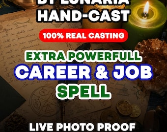 DREAM JOB SPELL, Get Hired Fast, Job Offer Ritual, Interview Success, Career Spell