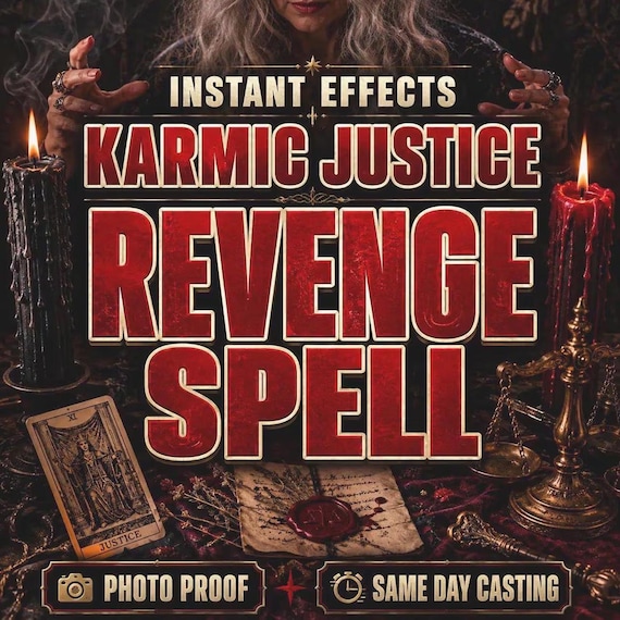 Same Day | Karma & Revenge Spell, Make Them Pay, Punishment Spell, Karmic Justice Spell, Retribution on an Enemy, Vengeance Spell
