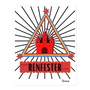 Renfester Renaissance Faire Festival Sticker--Renfaire Renfair Renfest Thème Médiéval Humour cadeau