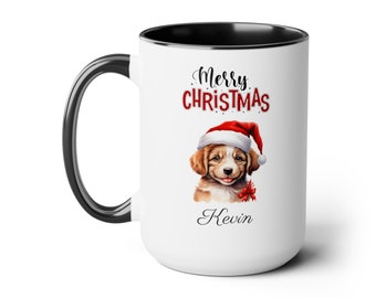 Merry Christmas Personalized Coffee Mug