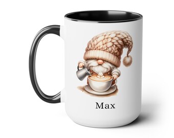 Coffee Loving Gnomes Personalized Coffee Mug